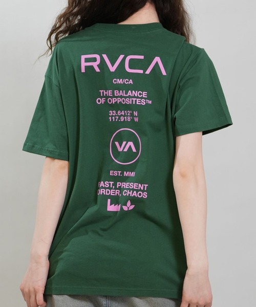 RVCA(ルーカ)の「RVCA/ルーカ 半袖 Tシャツ レディース SOUVENIR LOOSE FIT ST BG043214(Tシャツ/カットソー・レディース・ブラック/ローズ/グリーン/ホワイト・M/S/L)」の3枚目の写真