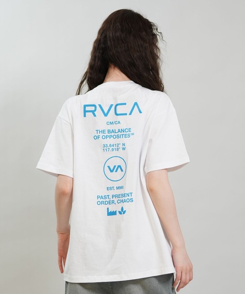 RVCA(ルーカ)の「RVCA/ルーカ 半袖 Tシャツ レディース SOUVENIR LOOSE FIT ST BG043214(Tシャツ/カットソー・レディース・ブラック/ローズ/グリーン/ホワイト・M/S/L)」の7枚目の写真