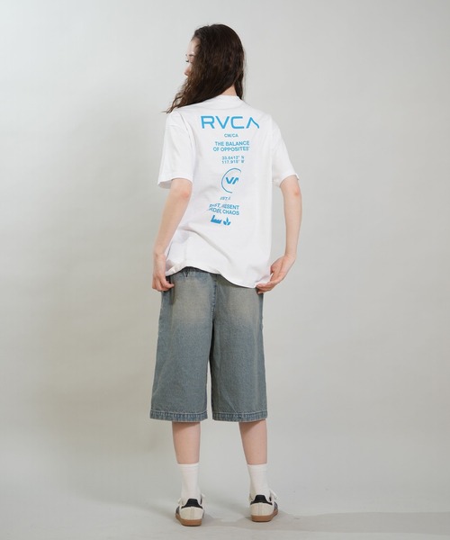 RVCA(ルーカ)の「RVCA/ルーカ 半袖 Tシャツ レディース SOUVENIR LOOSE FIT ST BG043214(Tシャツ/カットソー・レディース・ブラック/ローズ/グリーン/ホワイト・M/S/L)」の9枚目の写真