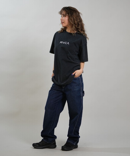 RVCA(ルーカ)の「RVCA/ルーカ 半袖 Tシャツ レディース SOUVENIR LOOSE FIT ST BG043214(Tシャツ/カットソー・レディース・ブラック/ローズ/グリーン/ホワイト・M/S/L)」の12枚目の写真