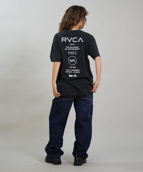 RVCA(ルーカ)の「RVCA/ルーカ 半袖 Tシャツ レディース SOUVENIR LOOSE FIT ST BG043214(Tシャツ/カットソー・レディース・ブラック/ローズ/グリーン/ホワイト・M/S/L)」の13枚目の写真