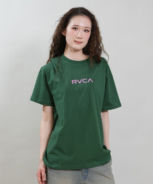 RVCA(ルーカ)の「RVCA/ルーカ 半袖 Tシャツ レディース SOUVENIR LOOSE FIT ST BG043214(Tシャツ/カットソー・レディース・ブラック/ローズ/グリーン/ホワイト・M/S/L)」の14枚目の写真