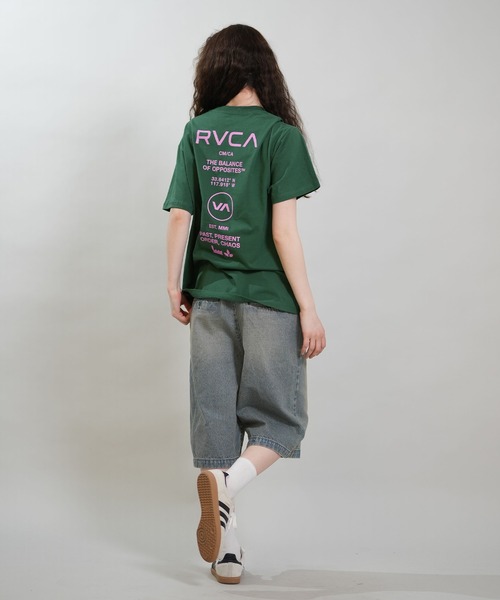 RVCA(ルーカ)の「RVCA/ルーカ 半袖 Tシャツ レディース SOUVENIR LOOSE FIT ST BG043214(Tシャツ/カットソー・レディース・ブラック/ローズ/グリーン/ホワイト・M/S/L)」の17枚目の写真