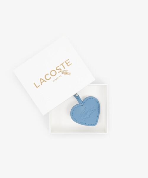 LACOSTE（ラコステ）の「ハートチャームキーホルダー（キーホルダー・レディース・ピンク/ブルー・FREE）」の5枚目の写真