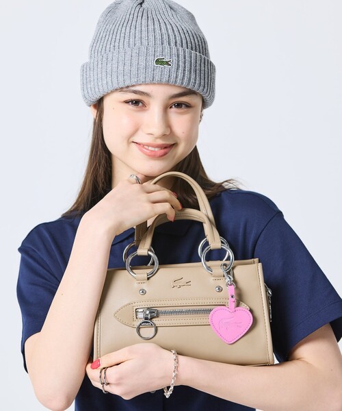 LACOSTE（ラコステ）の「ハートチャームキーホルダー（キーホルダー・レディース・ピンク/ブルー・FREE）」の4枚目の写真