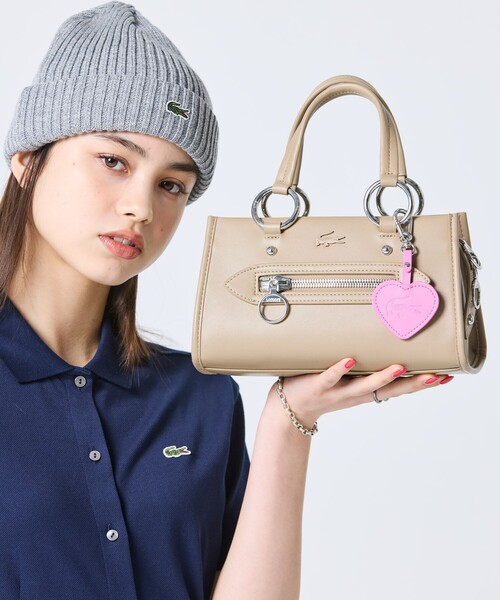 LACOSTE（ラコステ）の「ハートチャームキーホルダー（キーホルダー・レディース・ピンク/ブルー・FREE）」の3枚目の写真