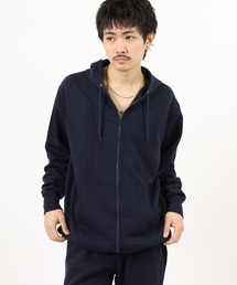 SAVAGE（サベージ）の「ジャガード 無地 ジップパーカー（パーカー）」