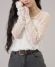 apres jour mignon | レースロンT(Tシャツ/カットソー)