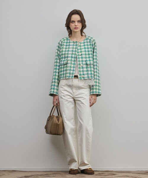 Diagram（ダイアグラム）の「ワイドストレートホワイトデニム（デニムパンツ・レディース・ホワイト・34/36/38）」の7枚目の写真