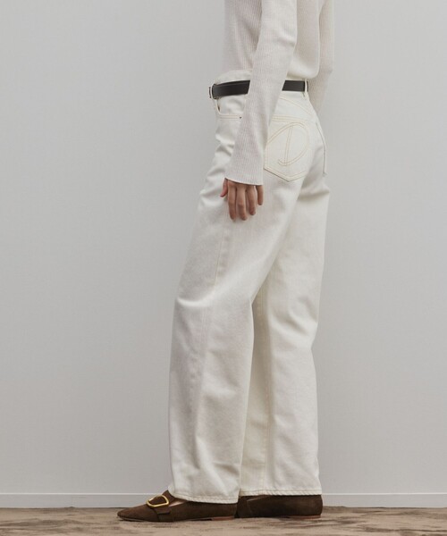 Diagram（ダイアグラム）の「ワイドストレートホワイトデニム（デニムパンツ・レディース・ホワイト・34/36/38）」の10枚目の写真