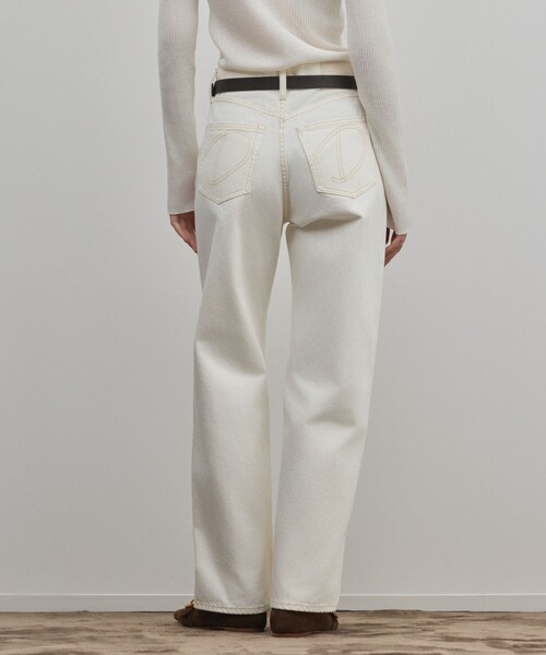 Diagram（ダイアグラム）の「ワイドストレートホワイトデニム（デニムパンツ・レディース・ホワイト・34/36/38）」の2枚目の写真