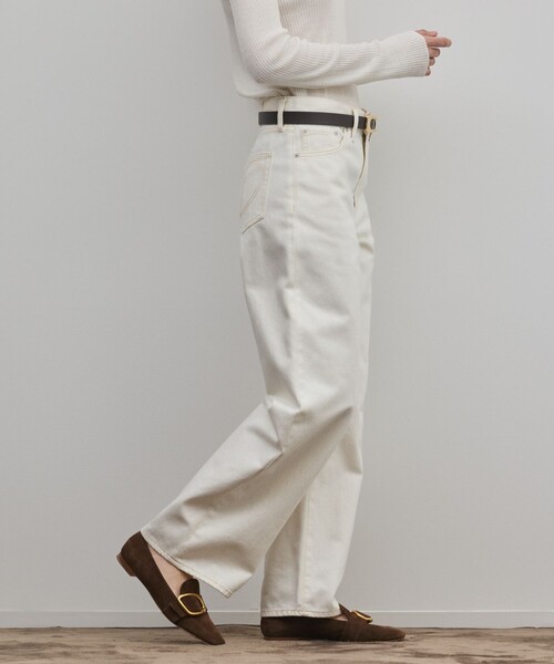 Diagram（ダイアグラム）の「ワイドストレートホワイトデニム（デニムパンツ・レディース・ホワイト・34/36/38）」の3枚目の写真
