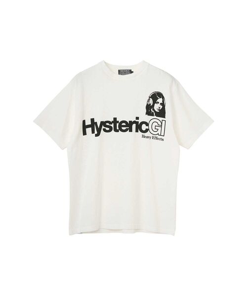HYSTERIC GLAMOUR(ヒステリックグラマー)の「HEAVY EFFECTS Tシャツ(Tシャツ/カットソー・メンズ・ホワイト/ブラック/ベージュ・X-LARGE/LARGE/MEDIUM/SMALL)」の1枚目の写真
