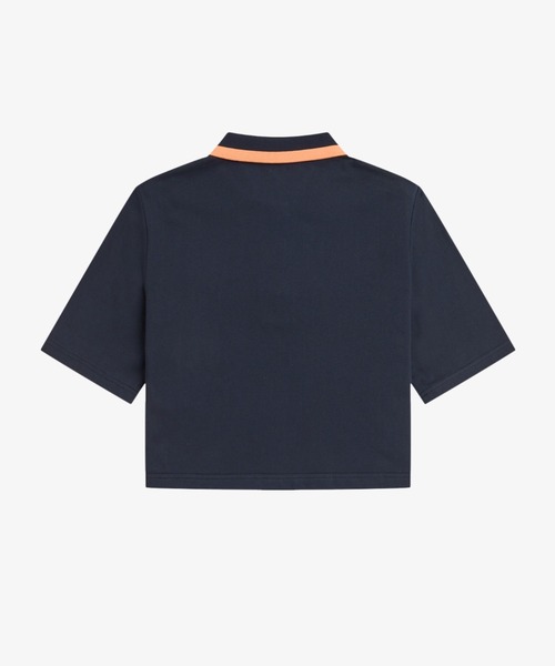 FRED PERRY(フレッドペリー)の「Bold Tipped Polo Shirt/ボールドティップラインポロシャツ(ポロシャツ・レディース・ネイビー/ベージュ/ブラック・10)」の5枚目の写真