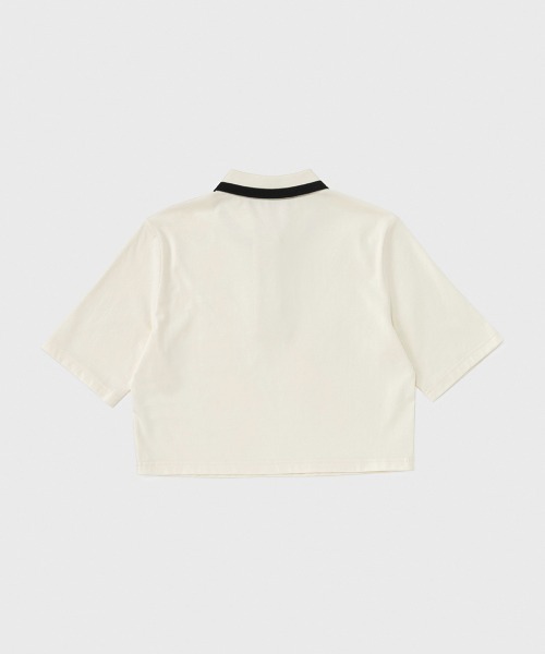 FRED PERRY(フレッドペリー)の「Bold Tipped Polo Shirt/ボールドティップラインポロシャツ(ポロシャツ・レディース・ネイビー/ベージュ/ブラック・10)」の8枚目の写真