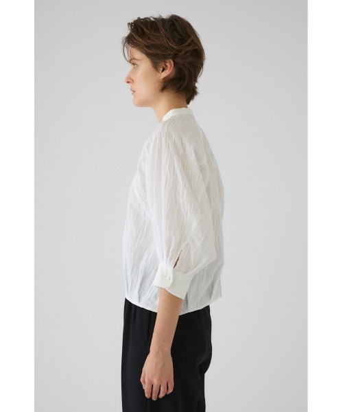 RIM.ARK(リムアーク)の「Tuck pleats raglan blouse タック プリーツ ラグラン ブラウス(シャツ/ブラウス・レディース・ネイビー/ホワイト/ブラック・FREE)」の9枚目の写真