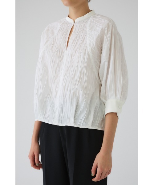 RIM.ARK(リムアーク)の「Tuck pleats raglan blouse タック プリーツ ラグラン ブラウス(シャツ/ブラウス・レディース・ネイビー/ホワイト/ブラック・FREE)」の11枚目の写真