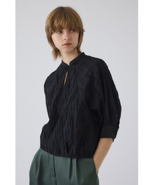 RIM.ARK(リムアーク)の「Tuck pleats raglan blouse タック プリーツ ラグラン ブラウス(シャツ/ブラウス・レディース・ネイビー/ホワイト/ブラック・FREE)」の13枚目の写真