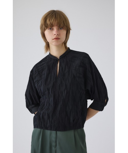 RIM.ARK(リムアーク)の「Tuck pleats raglan blouse タック プリーツ ラグラン ブラウス(シャツ/ブラウス・レディース・ネイビー/ホワイト/ブラック・FREE)」の14枚目の写真