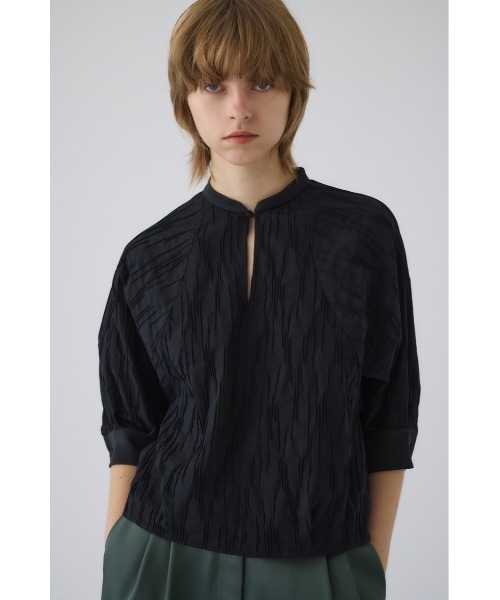 RIM.ARK(リムアーク)の「Tuck pleats raglan blouse タック プリーツ ラグラン ブラウス(シャツ/ブラウス・レディース・ネイビー/ホワイト/ブラック・FREE)」の15枚目の写真