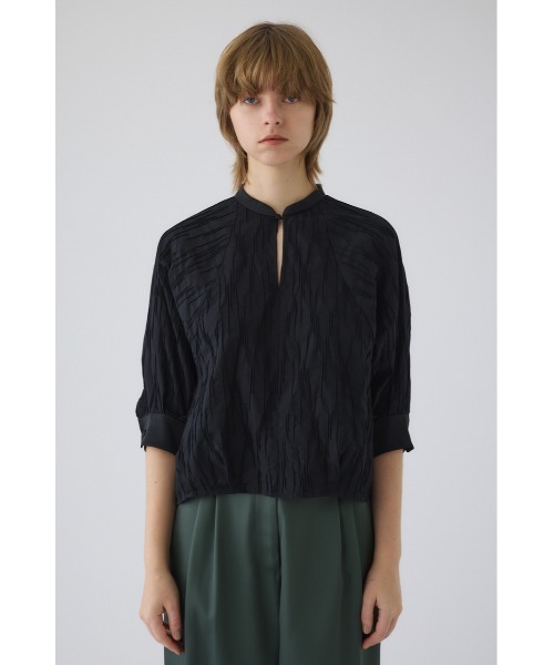 RIM.ARK(リムアーク)の「Tuck pleats raglan blouse タック プリーツ ラグラン ブラウス(シャツ/ブラウス・レディース・ネイビー/ホワイト/ブラック・FREE)」の18枚目の写真