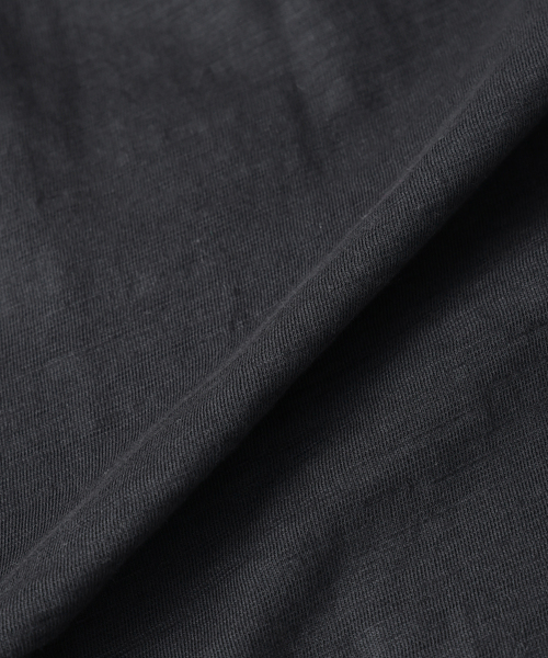 JOURNAL STANDARD（ジャーナルスタンダード）の「スラブ ヘンリー ネック 半袖 Tシャツ（Tシャツ/カットソー・メンズ・ホワイト/ブラック系その他/クリアブルー・LARGE/MEDIUM）」の20枚目の写真