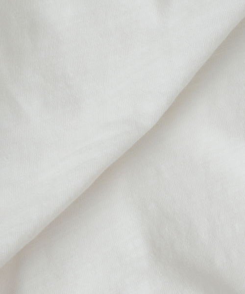 JOURNAL STANDARD（ジャーナルスタンダード）の「スラブ ヘンリー ネック 半袖 Tシャツ（Tシャツ/カットソー・メンズ・ホワイト/ブラック系その他/クリアブルー・LARGE/MEDIUM）」の21枚目の写真