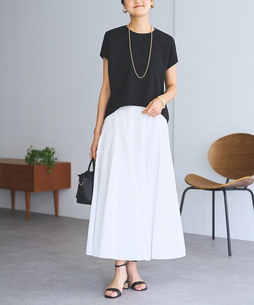 LIVETART（リヴェタート）の「《完売カラー3/28(土)追約予約》コクーンフレンチブラウス《LIVETART》（シャツ/ブラウス・レディース・ブラック/ホワイト・FREE）」の5枚目の写真