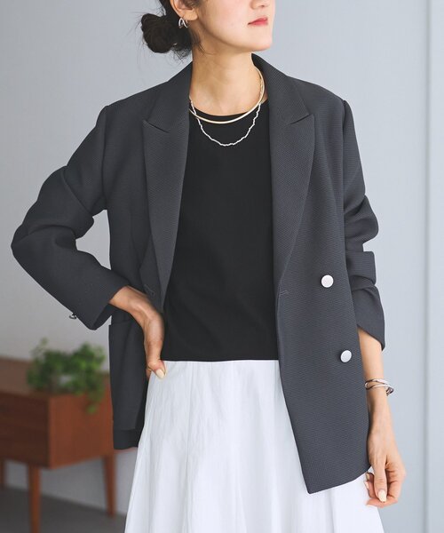 LIVETART（リヴェタート）の「《完売カラー3/28(土)追約予約》コクーンフレンチブラウス《LIVETART》（シャツ/ブラウス・レディース・ブラック/ホワイト・FREE）」の9枚目の写真