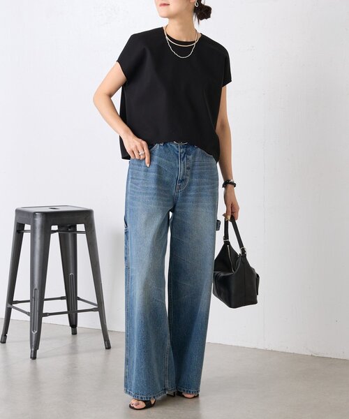 LIVETART（リヴェタート）の「《完売カラー3/28(土)追約予約》コクーンフレンチブラウス《LIVETART》（シャツ/ブラウス・レディース・ブラック/ホワイト・FREE）」の15枚目の写真