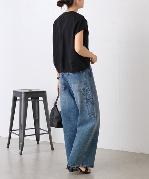 LIVETART（リヴェタート）の「《完売カラー3/28(土)追約予約》コクーンフレンチブラウス《LIVETART》（シャツ/ブラウス・レディース・ブラック/ホワイト・FREE）」の18枚目の写真