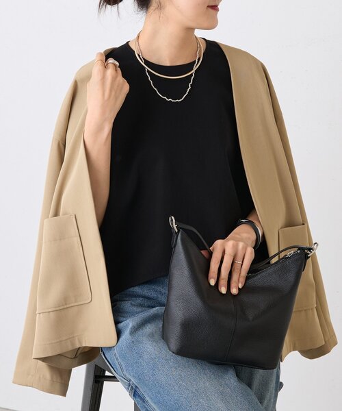 LIVETART（リヴェタート）の「《完売カラー3/28(土)追約予約》コクーンフレンチブラウス《LIVETART》（シャツ/ブラウス・レディース・ブラック/ホワイト・FREE）」の19枚目の写真