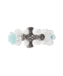 LUVISTRUE（ラヴイズトゥルー）の「EL CUBIC CROSS RING(MINT)（リング）」
