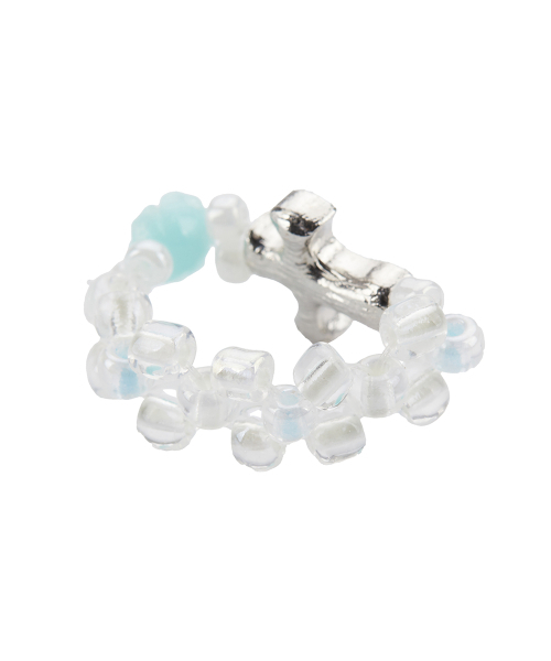LUVISTRUE（ラヴイズトゥルー）の「EL CUBIC CROSS RING(MINT)（リング・レディース・その他・FREE）」の6枚目の写真