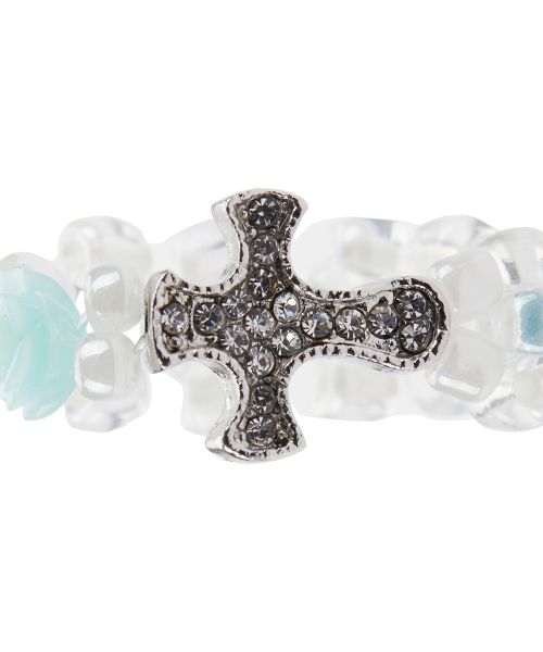 LUVISTRUE（ラヴイズトゥルー）の「EL CUBIC CROSS RING(MINT)（リング・レディース・その他・FREE）」の7枚目の写真