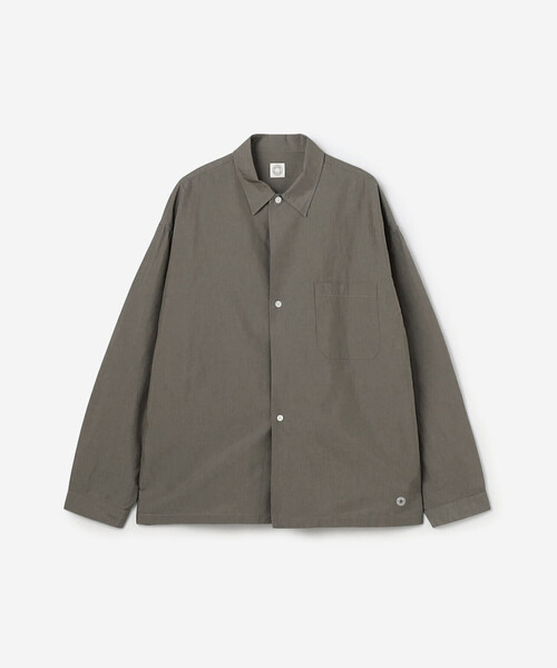 ORCIVAL（オーシバル）の「ORCIVAL | キュプラコットン レギュラーカラーアウターシャツ MEN（シャツ/ブラウス・メンズ・グレー/ネイビー・4/5）」の10枚目の写真