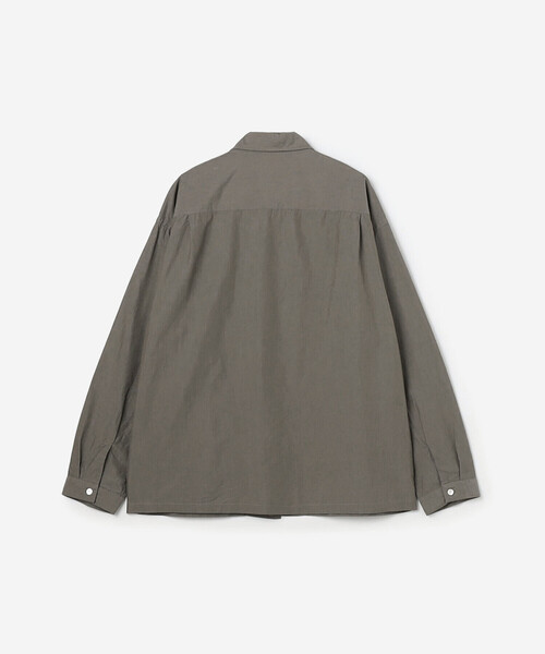 ORCIVAL（オーシバル）の「ORCIVAL | キュプラコットン レギュラーカラーアウターシャツ MEN（シャツ/ブラウス・メンズ・グレー/ネイビー・4/5）」の11枚目の写真