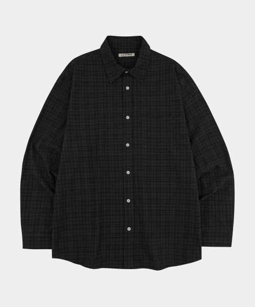 LETTERCOMO(レテルコモ)の「シティポップフレンチチェックシャツスモークブラック(シャツ/ブラウス・レディース・その他・MEDIUM/LARGE)」の20枚目の写真