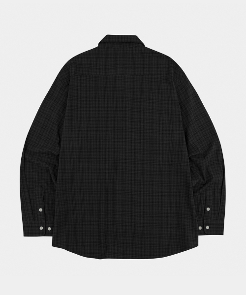 LETTERCOMO(レテルコモ)の「シティポップフレンチチェックシャツスモークブラック(シャツ/ブラウス・レディース・その他・MEDIUM/LARGE)」の19枚目の写真