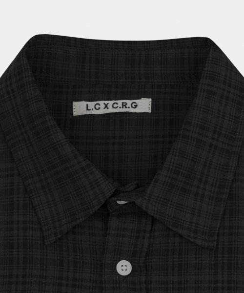 LETTERCOMO(レテルコモ)の「シティポップフレンチチェックシャツスモークブラック(シャツ/ブラウス・レディース・その他・MEDIUM/LARGE)」の18枚目の写真