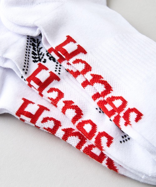 HANES(ヘインズ)の「【HANES/ヘインズ】【つま先・かかとパイル】クォーター丈ソックス 3足セット 足底サポートで疲れにくい 綿高混率・快適設計(ソックス/靴下・メンズ・ブラック/ホワイト・MEDIUM)」の6枚目の写真