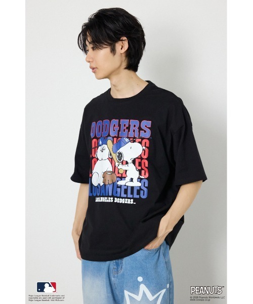 RODEO CROWNS WIDE BOWL(ロデオクラウンズワイドボウル)の「(MLBxPEANUTS)Tシャツ(Tシャツ/カットソー・レディース・イエロー/ブラック/オフホワイト/チャコールグレー・MEDIUM/LARGE)」の21枚目の写真