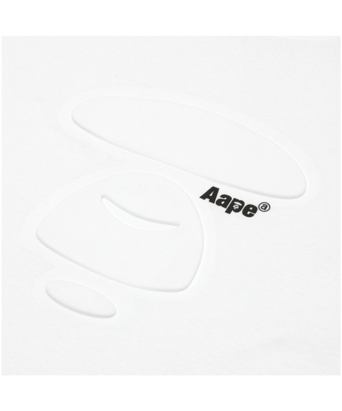 AAPE BY A BATHING APE(エーエイプバイアベイシングエイプ)の「AAPE BASIC TEE(Tシャツ/カットソー・メンズ・ホワイト/ブラック・MEDIUM/X-LARGE/XX-LARGE/LARGE/SMALL)」の4枚目の写真