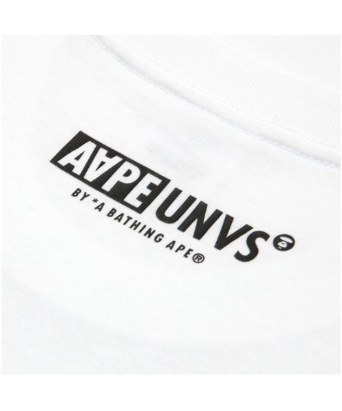 AAPE BY A BATHING APE(エーエイプバイアベイシングエイプ)の「AAPE BASIC TEE(Tシャツ/カットソー・メンズ・ホワイト/ブラック・MEDIUM/X-LARGE/XX-LARGE/LARGE/SMALL)」の5枚目の写真