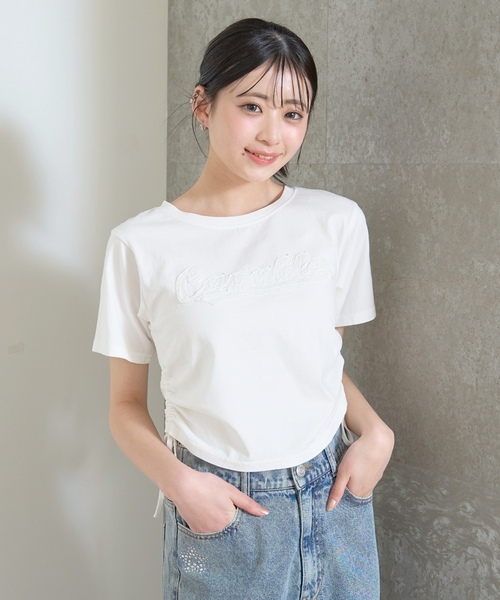 LTXC/綿100%】ピグメントドロスト半袖T（Tシャツ/カットソー