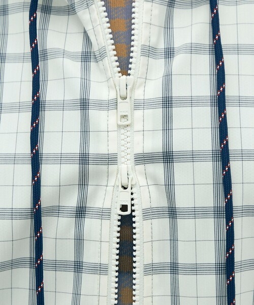 edition pourell(エディションプレル)の「edition pourell Super 120'sトロチェック フーデットブルゾン(ブルゾン・レディース・ブラック系その他/ホワイト系その他・34/36)」の13枚目の写真