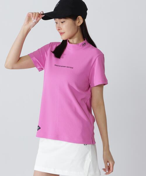 MASTER BUNNY EDITION(マスターバニーエディション)の「【MASTER BUNNY EDITION】フルダルSPX半袖ハイネックカットソー(Tシャツ/カットソー・レディース・ホワイト/ピンク/ブラック・LARGE/MEDIUM/SMALL)」の3枚目の写真