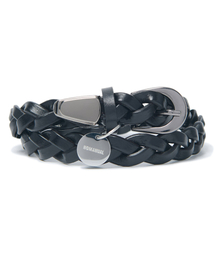 NOMANUAL（NOMANUAL）の「NM TWINED COWHIDE BRACELET - BLACK（ブレスレット）」