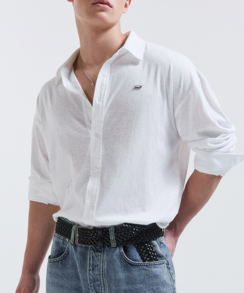 51%(フィフティーワンパーセント)の「Jersey shirt - white(シャツ/ブラウス・メンズ・その他・SMALL/MEDIUM/LARGE)」の1枚目の写真