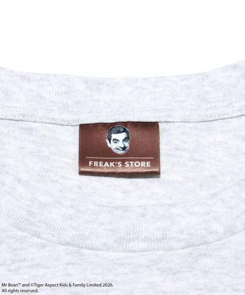 FREAK'S STORE(フリークスストア)の「Mr. Bean/ミスタ―ビーン Teddy Tee / テディ デザインクルーネックTシャツ(Tシャツ/カットソー・メンズ・ホワイト/ライトグレー/ブラック・SMALL/MEDIUM/LARGE)」の6枚目の写真